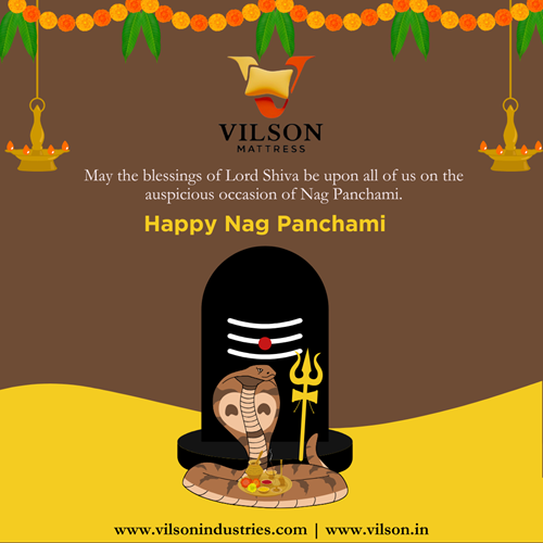 Happy Nag Panchami from Vilson Mattress!