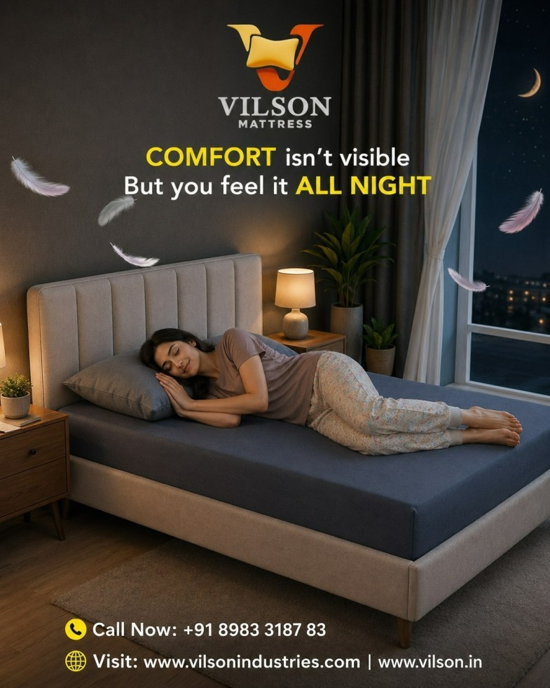 Designed for deep relaxation, superior support, and peaceful sleep — because a great day starts with a great night’s rest.