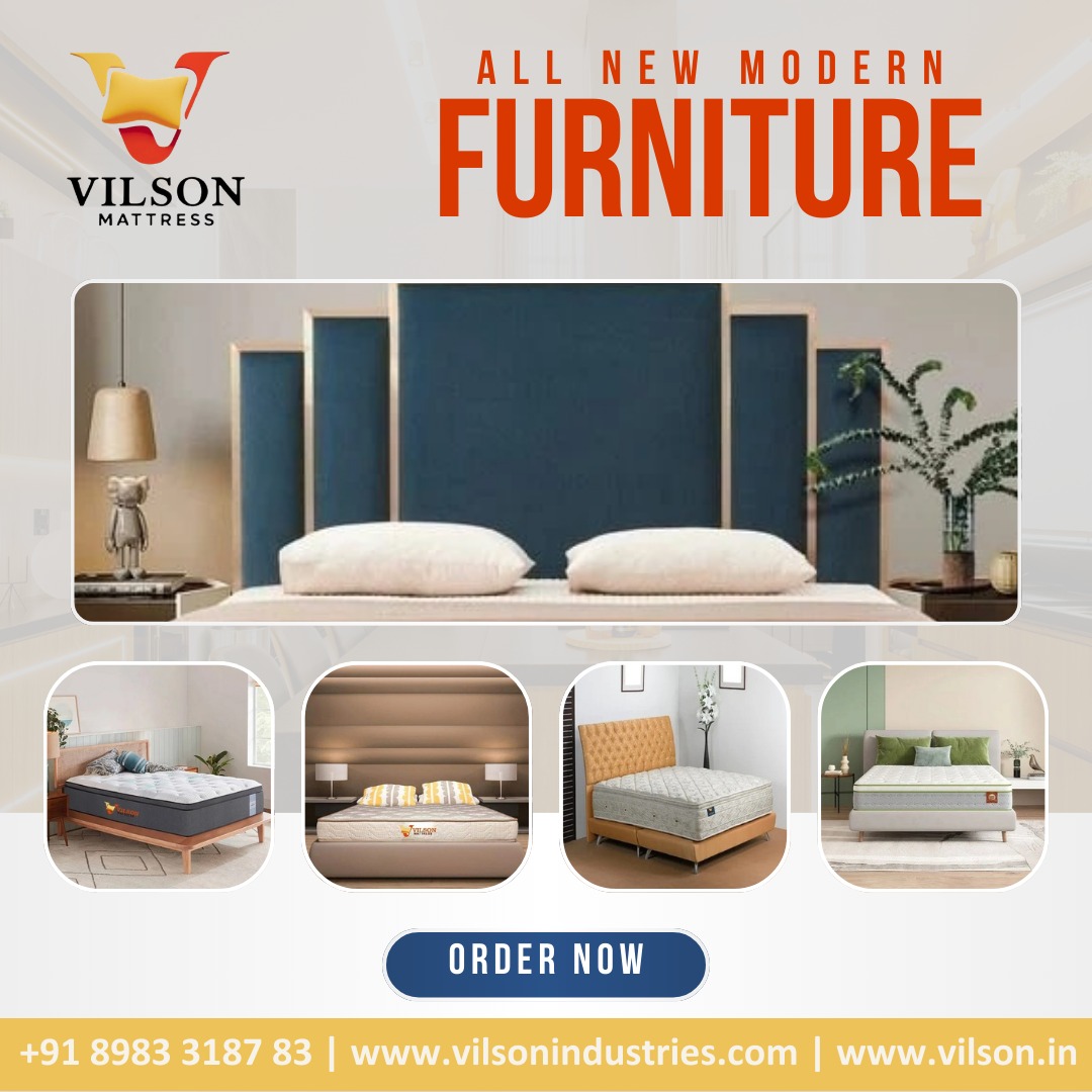 ✨ All New Modern Furniture by Vilson Mattress – Comfort Meets Style ✨