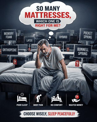 **So many mattresses… Which one is right for you? 🤔**