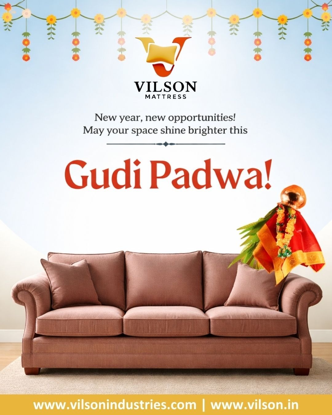 Welcome the new year with comfort, style, and better living this Gudi Padwa 