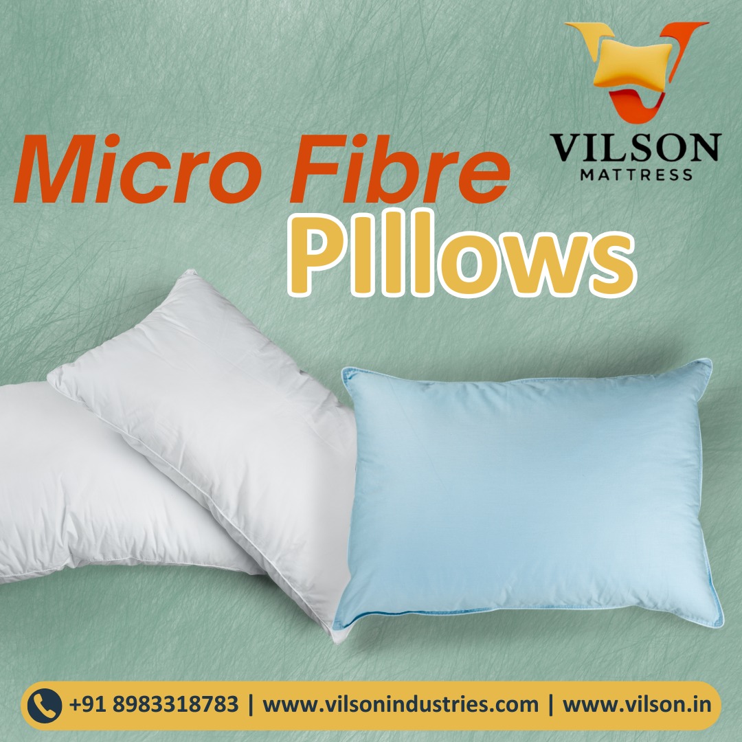  Sleep Better, Live Better – with Vilson Micro Fibre Pillows! 