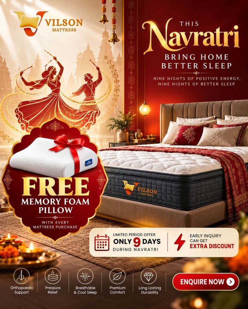 ✨ THIS NAVRATRI, BRING HOME BETTER SLEEP! ✨
