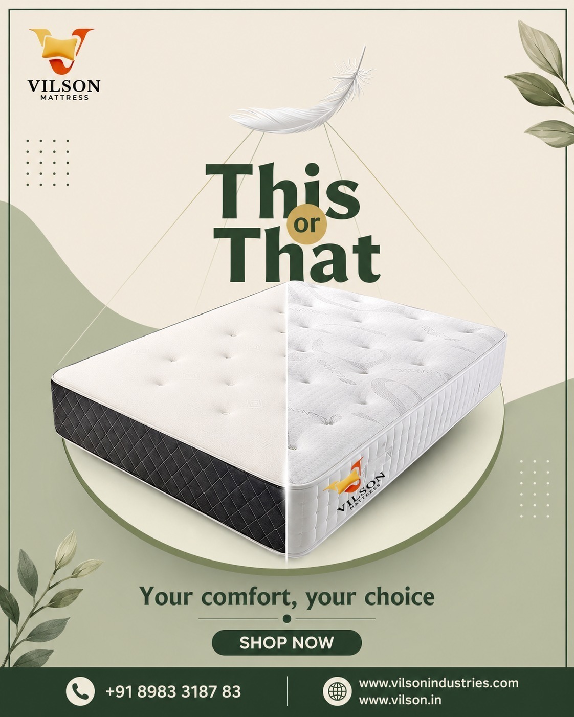 Sleep better, wake up refreshed with Vilson Mattress