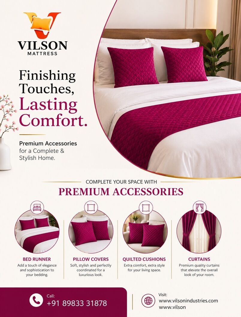 Complete Your Bedroom with Premium Accessories! 🛏️✨